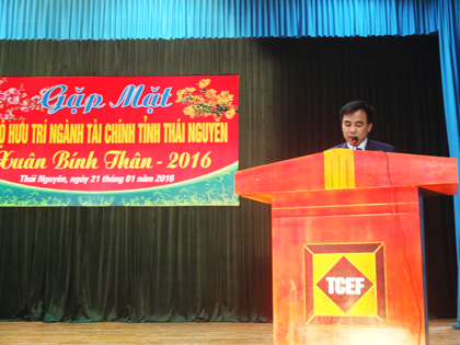 Trường CĐ Kinh tế-Tài chính Thái Nguyên đăng cai buổi gặp mặt các cán bộ hưu trí ngành Tài chính tỉnh.